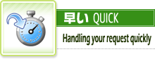 QUICK Handling your request quickly