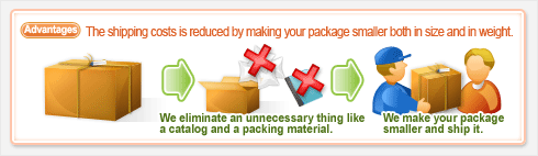Advantages:Yhe shipping costs is reduced by making your package smaller both size and weight.