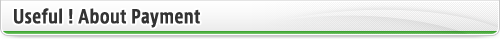 Useful! About Payment