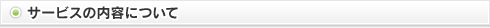 サービスの内容について